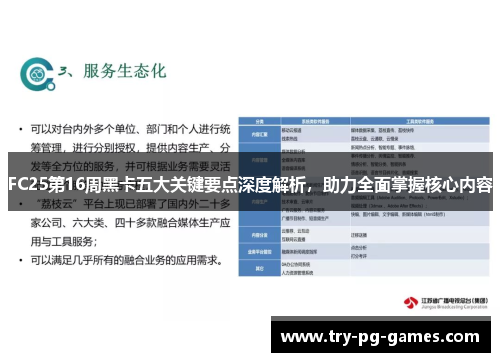 FC25第16周黑卡五大关键要点深度解析，助力全面掌握核心内容